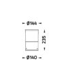 drawing โคมไฟเสาเตี้ย PROTON OD-5511 ราคาโครงการ