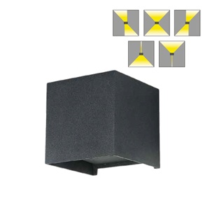 โคมไฟติดผนัง outdoor LED SAM 2x3W