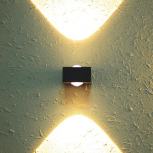 โคมติดผนังภายนอกLED TALA-S2 LED 2x1W