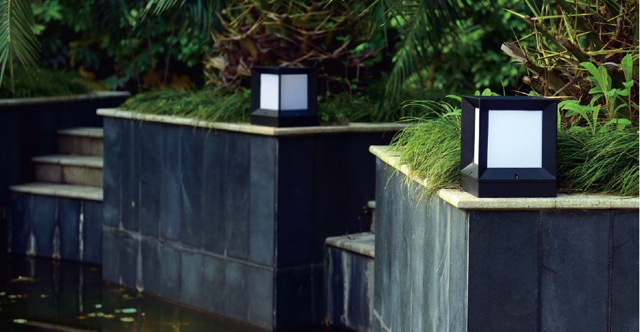 Outdoor bollard light ไฟหัวเสาเตี้ย เปลี่ยนหลอดได้
